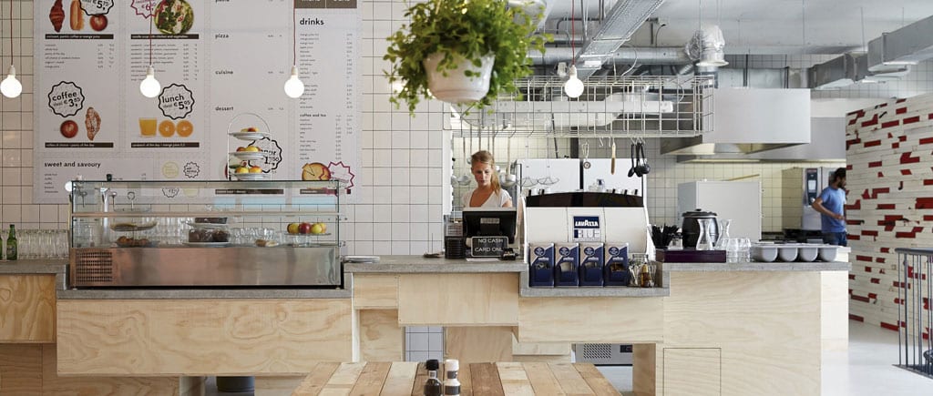 The Kitchen, the restaurant in The Tower House, The Student Hotel Amsterdam