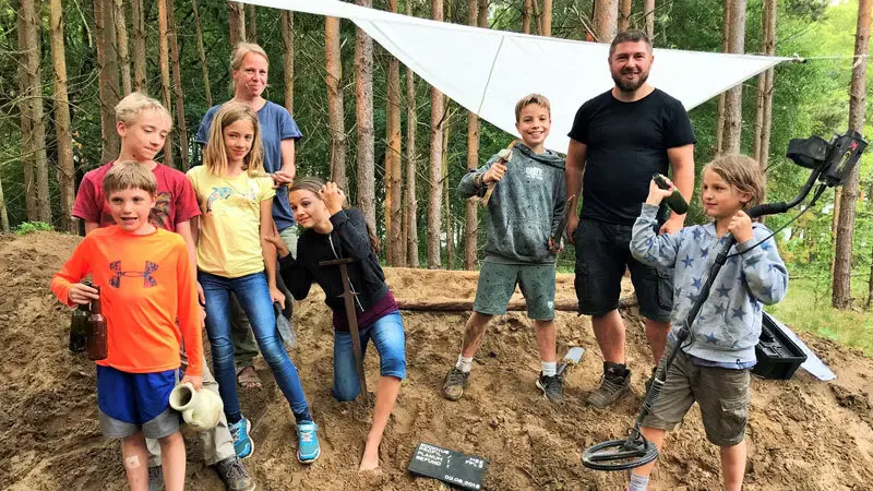 Ausgrabung-für-Kids, Ausgrabung-Rookhus ©Andrea Fischer
