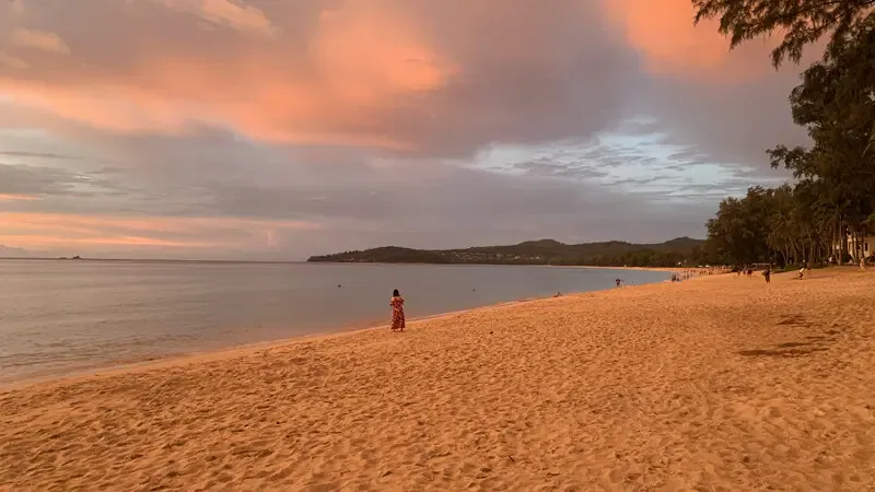 Bang-Tao Strand, Sonnenuntergang Foto: © Andrea Fischer
