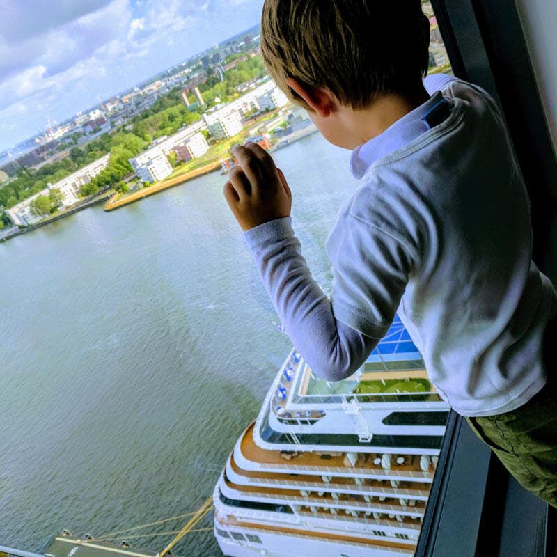 Blick vom Moevenpick Hotel Amstaerdam