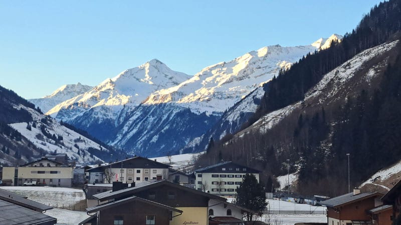 Rauris - Salzburger Land Blick vom Hotel Alpina Bild: A.Schmelter