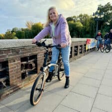 Brompton-Bike-Test-Alsterrunde Foto: © Andrea Fischer Trips4Kids.de