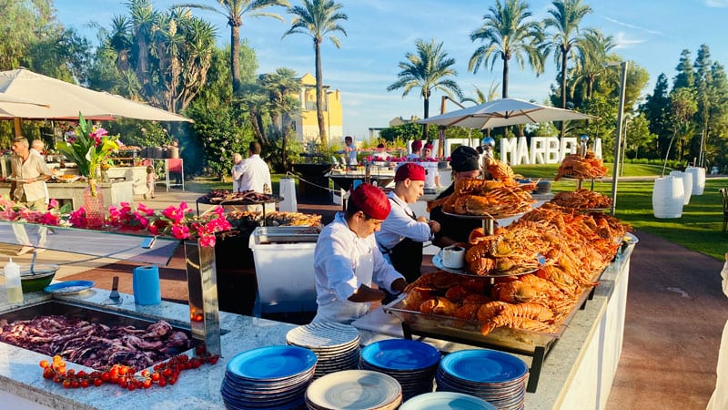 Buffet-Gartenparty-CM-M.-Marbella, Foto: © Andrea Fischer, Trips4Kids.de