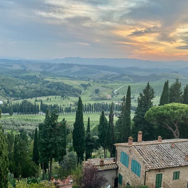 Castelfalfi - Ausblick in die Landschaft