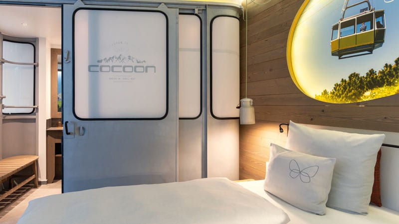 Cocoon Hotel Hauptbahnhof München - Doppelbett Bild: Cocoon Hauptbahnhof München