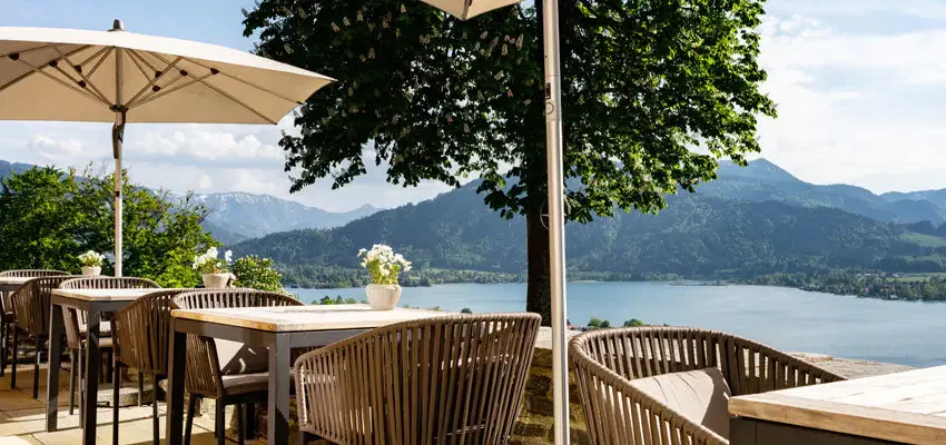 Hotel DAS TEGERNSEE Terrasse