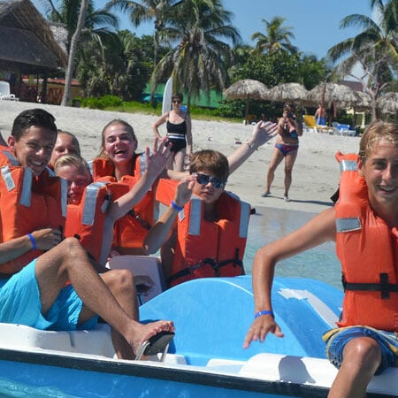 Tretbootfahren auf Kuba - Djoser Familienreise