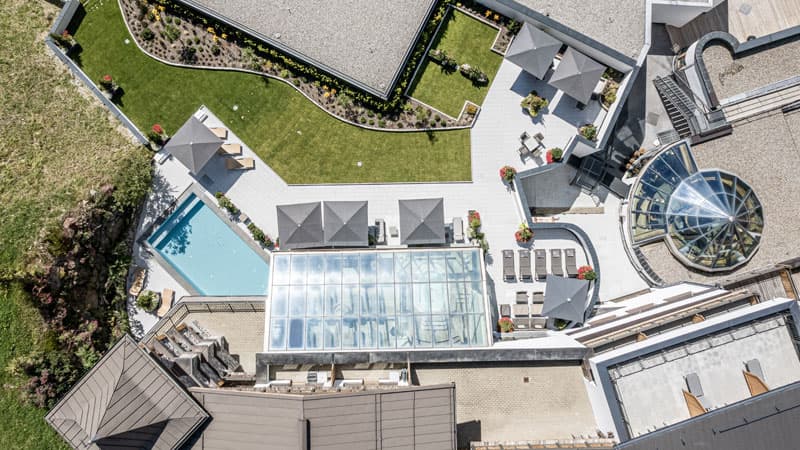 Hotel Edelweiss Obergurgl - Aussenansicht von oben
