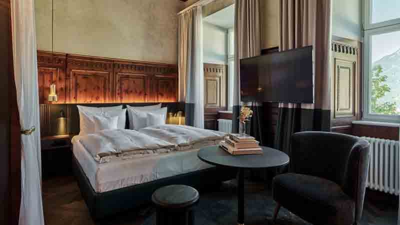 Grand Hotel Straubinger - Doppelzimmer Zirbe Bild: Arne Nagel