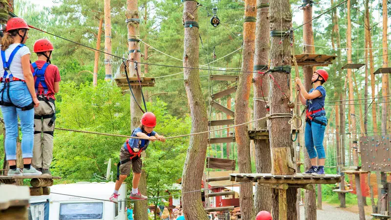 Hochseilgarten, Seenplatte ©Christin Drühl, Tourismusverband Mecklenburgische Seenplatte