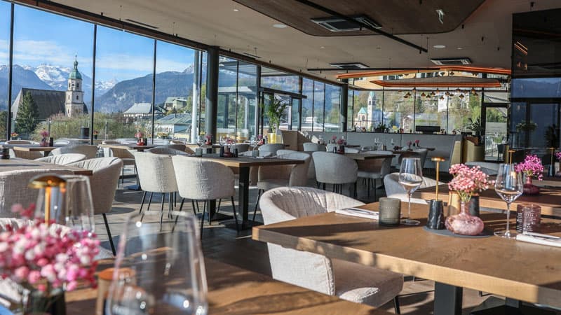 Hotel_Edelweiss_Berchtesgaden_Restaurant.Bild.Hotel_Edelweiss_PR.quer Hotel Edelweiss Berchtesgaden - Restaurant Bild: Hotel Edelweiss PR