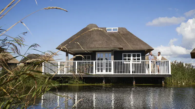 Hvidbjerg Strand Reetdachhaus