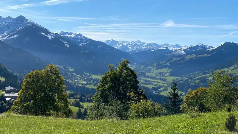 Kitzbuehel Ausblick von der Bichlalm