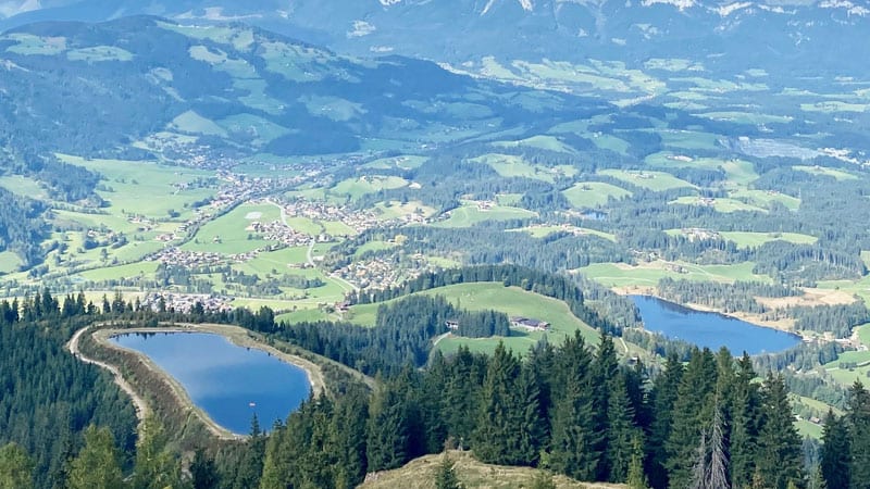 Kitzbuehel: Aussicht von der Hahnekammstation