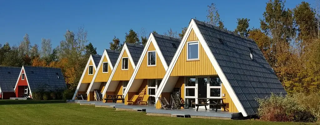 Lalandia Ferienhäuser gelb © Foto: Lalandia