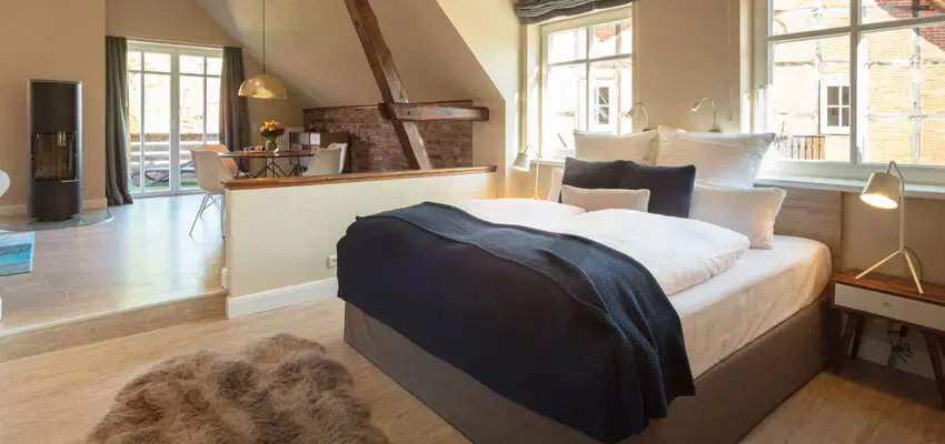 Blick ins Zimmer 24 im Landhaus Averbeck