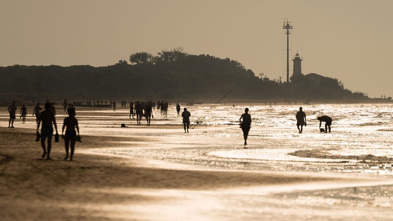 Lino delle Fate - Strand mit Leuchtturm