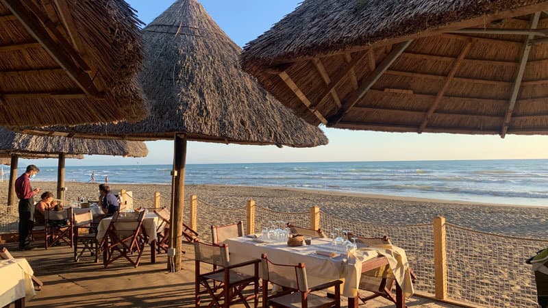 Paradù Eco Resort, Toskana, Beachrestaurant @ Foto: Andrea Fischer