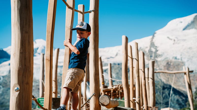 Playground-Hannig - SaasFee Bild: Saastal-Tourismus-AG Puzzle-Media