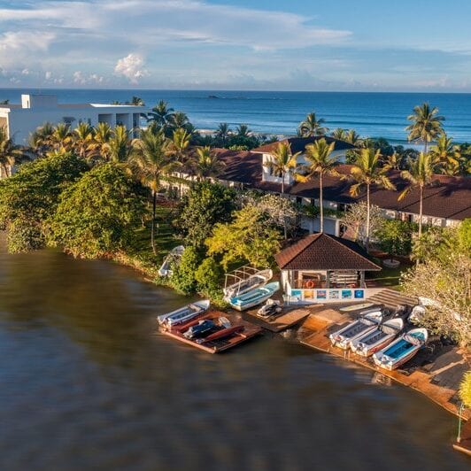 NH_Bentota_Ceysands_Flussseite_Pontoon Foto: © NH Resorts