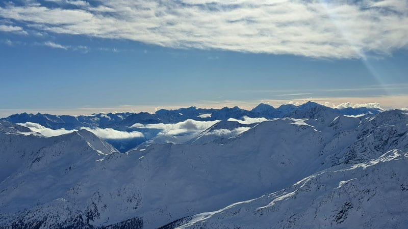 Schnalstal Suedtirol - Panorama in der Sonne Bild: A.Schmelter