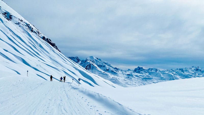 Skifahrtraum-Arlberg- Abfahrt vom Rüfikopf Foto: © Andrea Fischer, Trips4Kids.de