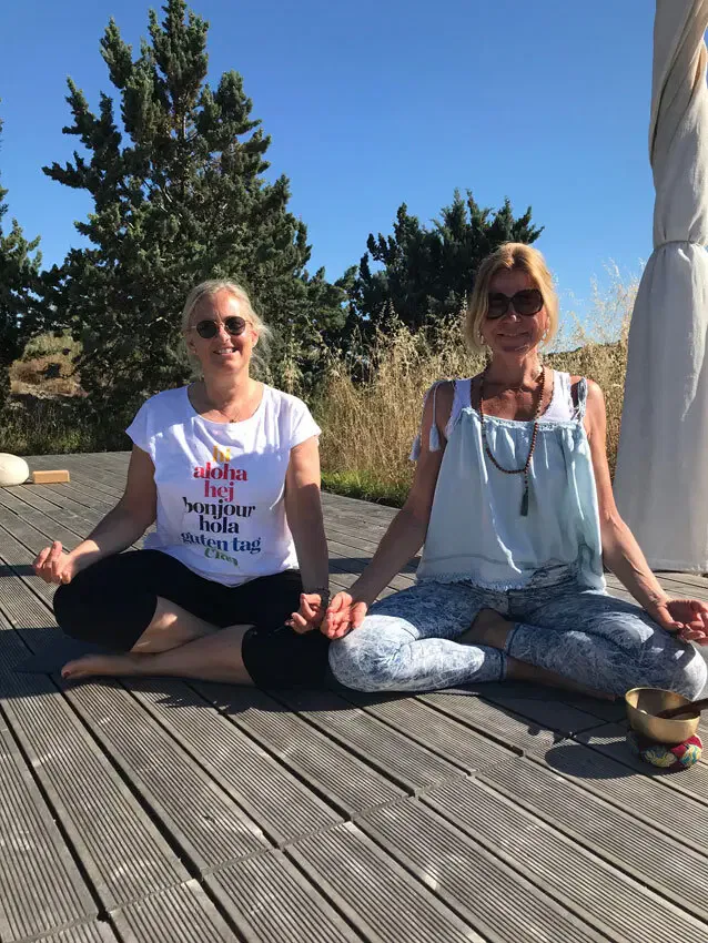 Sandra & Maybritt im Yoga Retreat auf Son Manera
