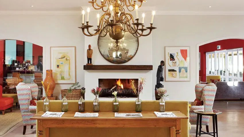 Spier Wine Farm Lounge mit Fireplace