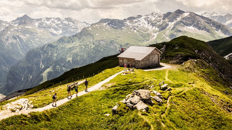 Bad Gastein - Stubnerkogel mit Blick auf die hohen Tauern Bild: Bad Gastein Tourismus PR