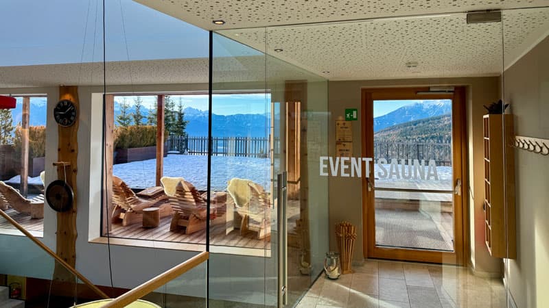 Tratterhof-Eventsauna Foto: © Andrea Fischer Trips4kids.de