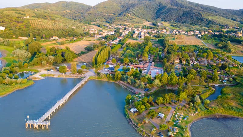Vacance con cuore Glamping - Lago Trasimeno Steg Bild: Vacance con Cuore PR
