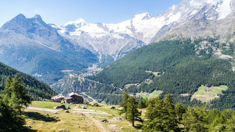 Wandern-Triftalp Saas Fee Bild: Saastal-Tourismus-AG-Puzzle Media.