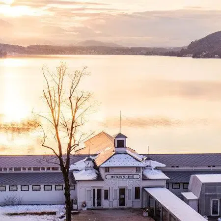 Werzers Badehaus im Winter