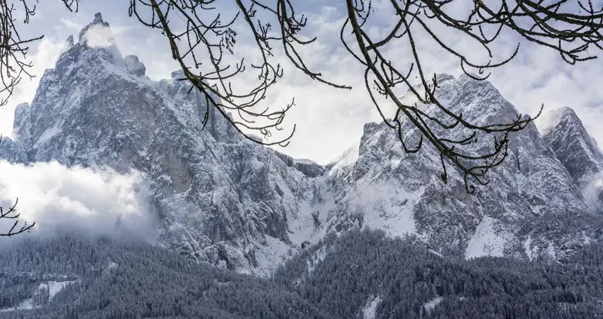 Winterlandschaft Seiseralm Paula Wiesinger Apartments und Suites
