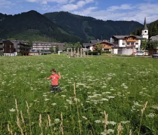 Werfenweng Werfenweng und Blumenwiese Foto: © Thomas Weiß