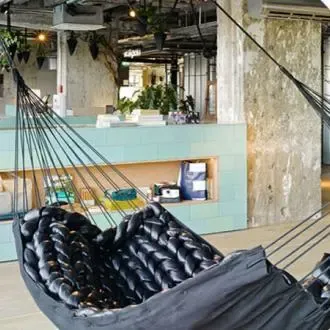 25hours Hotel Bikini Berlin, Lobby @ Foto: Andrea Fischer, Trips4Kids.de