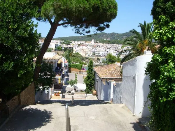 Hotel Sant Roc, Treppe zum Ort Hotel Sant Roc, Treppe zum Ort
