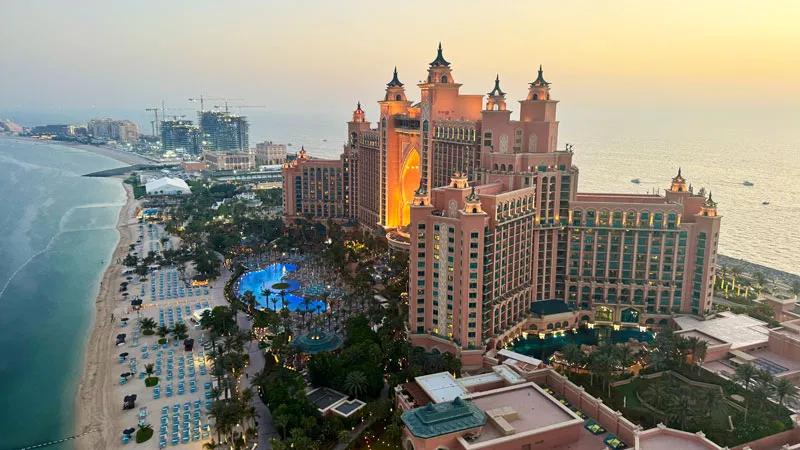 Atlantis-The-Palm-Sonnenuntergang Foto: © Andrea Fischer Trips4Kids.de