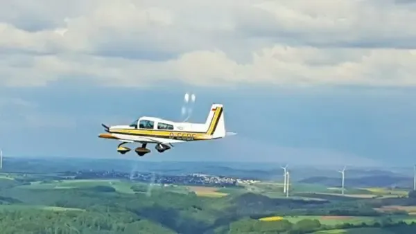 Flugstunde Sportflugzeug Südwestpfalz © Foto: Nadine Sorgenfrei