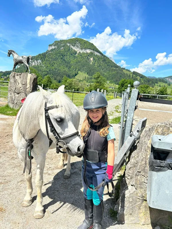 Furtherwirt: Stolze Reiterin; Bild: M.Lembke