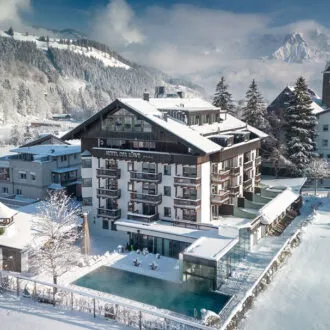 Hotel Der Loewe Leogang - Aussenansicht im Winter BIld: Hotel Der Loewe PR