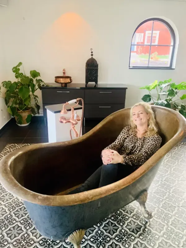 In-der-Wanne-Badstuga-Ulvsby Herrgård, Värmland, Schweden Foto: @Kathrin-Hohberg