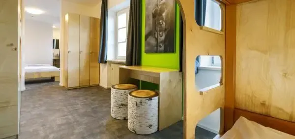 Jugendherberge_Burghausen_Doppelzimmer Doppelzimmer in der Jugendherberge Burghausen