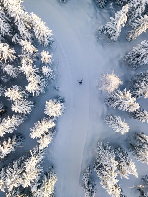 Langlaufen-Vogelperspektive-Hochrindl.Bild.Oesterreich-Werbung.Bild._Michael-Stabentheiner.1 Langlauf Vogelperspektive Hochrindl Bild: Michael-Stabentheiner/Österreich Werbung