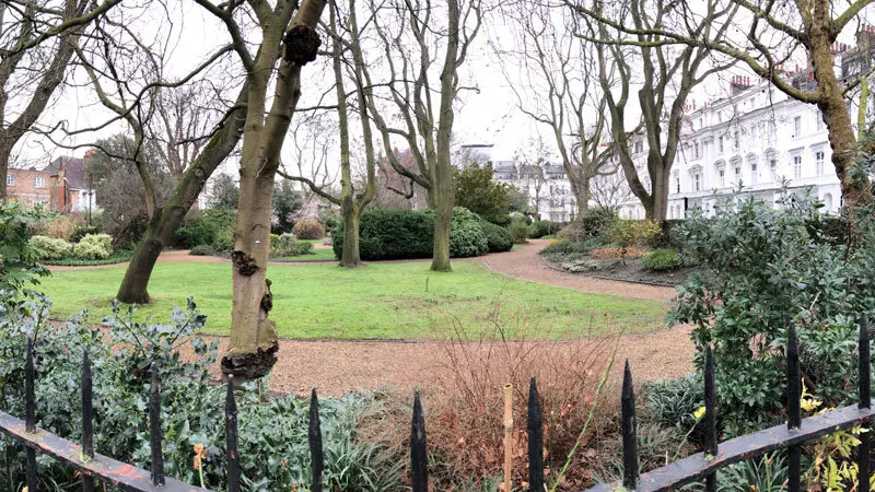Garten in London Kensington