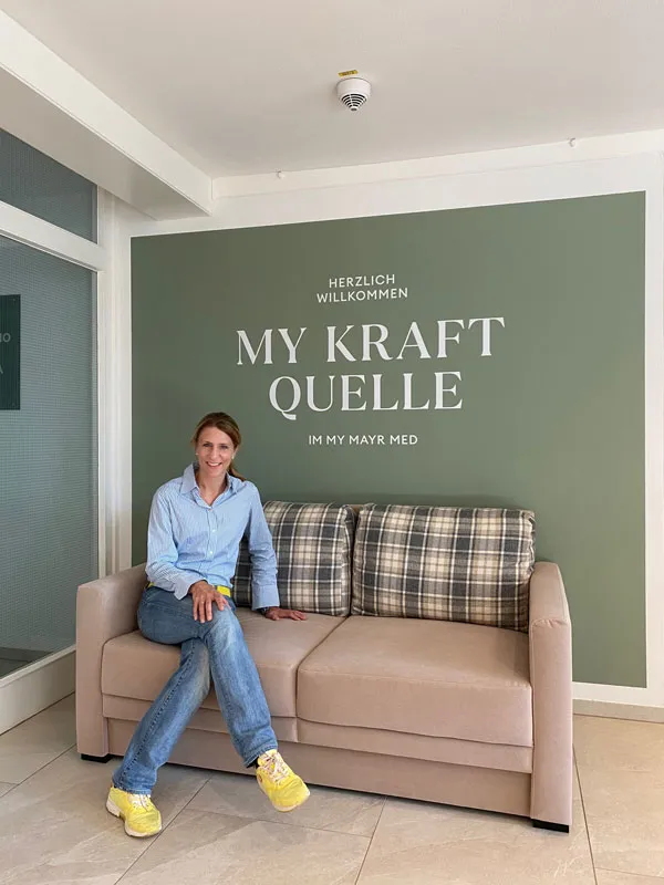 My Mayr MED Resort - unsere Autorin Monika Lembke