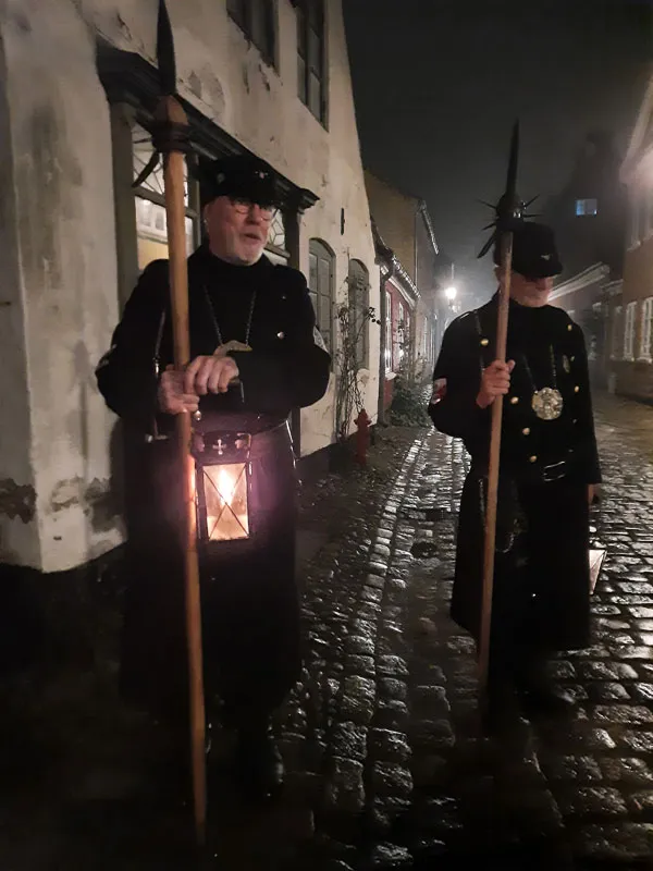 Nachtwaechter-auf-den-Strassen-von-Ribe Nachtwächter auf den Strassen-von-Ribe Foto: © Nadine Sorgenfrei, Trips4Kids.de