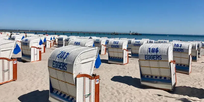 Seebad Grömitz Strandkörbe