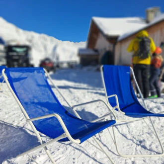 Schnalstal Suedtirol - Liegestuhl in der Sonne Bild: A.Schmelter