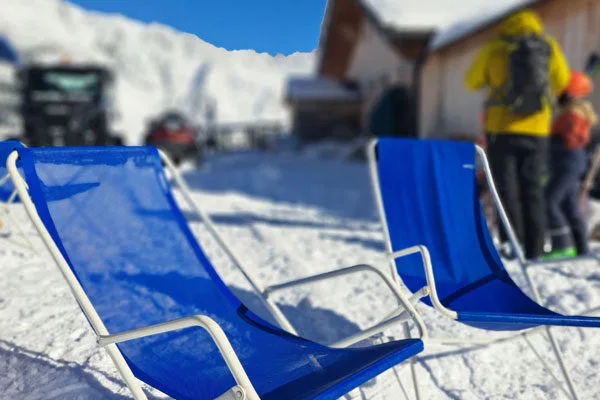 Schnalstal Suedtirol - Liegestuhl in der Sonne Bild: A.Schmelter